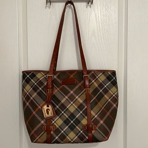 Authentic Dooney & Bourke Plaid Satchel